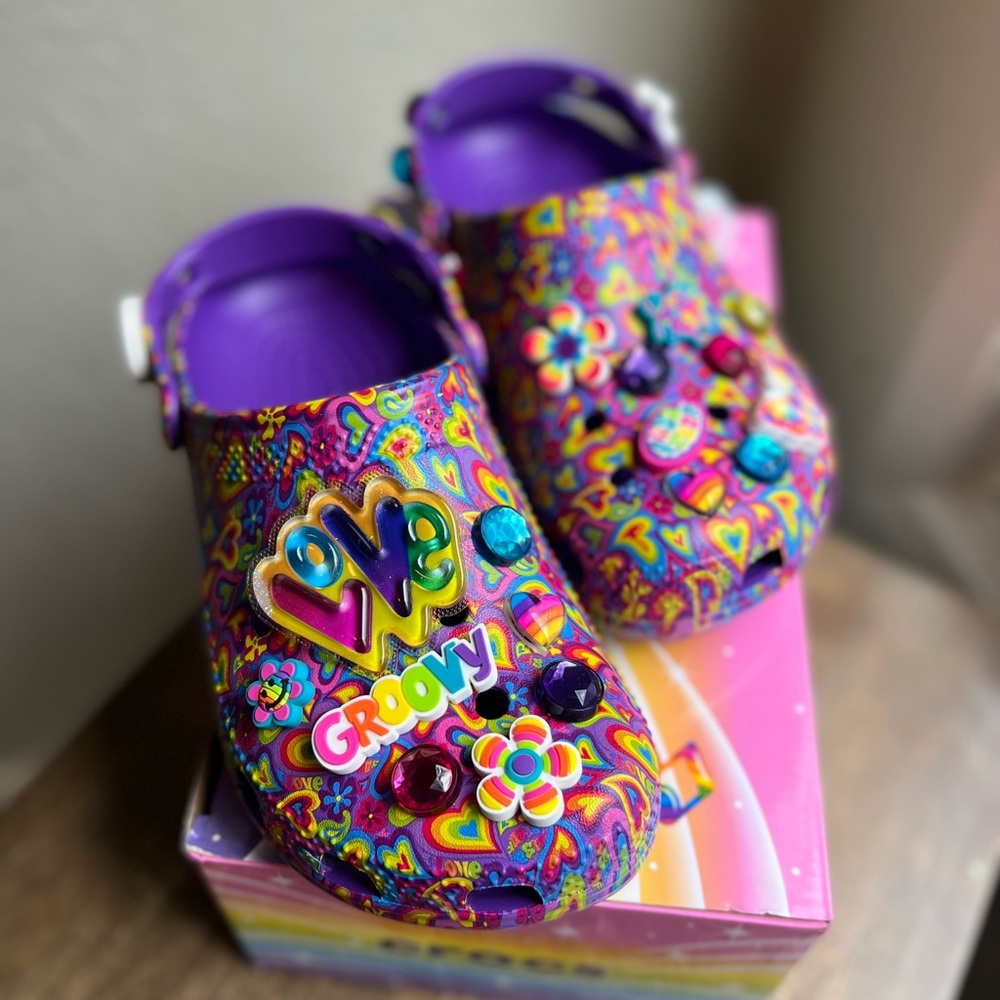 Lisa Frank Crocs W8